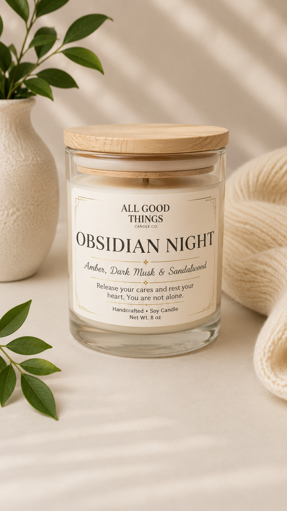 Obsidian Night — Rest in Stillness